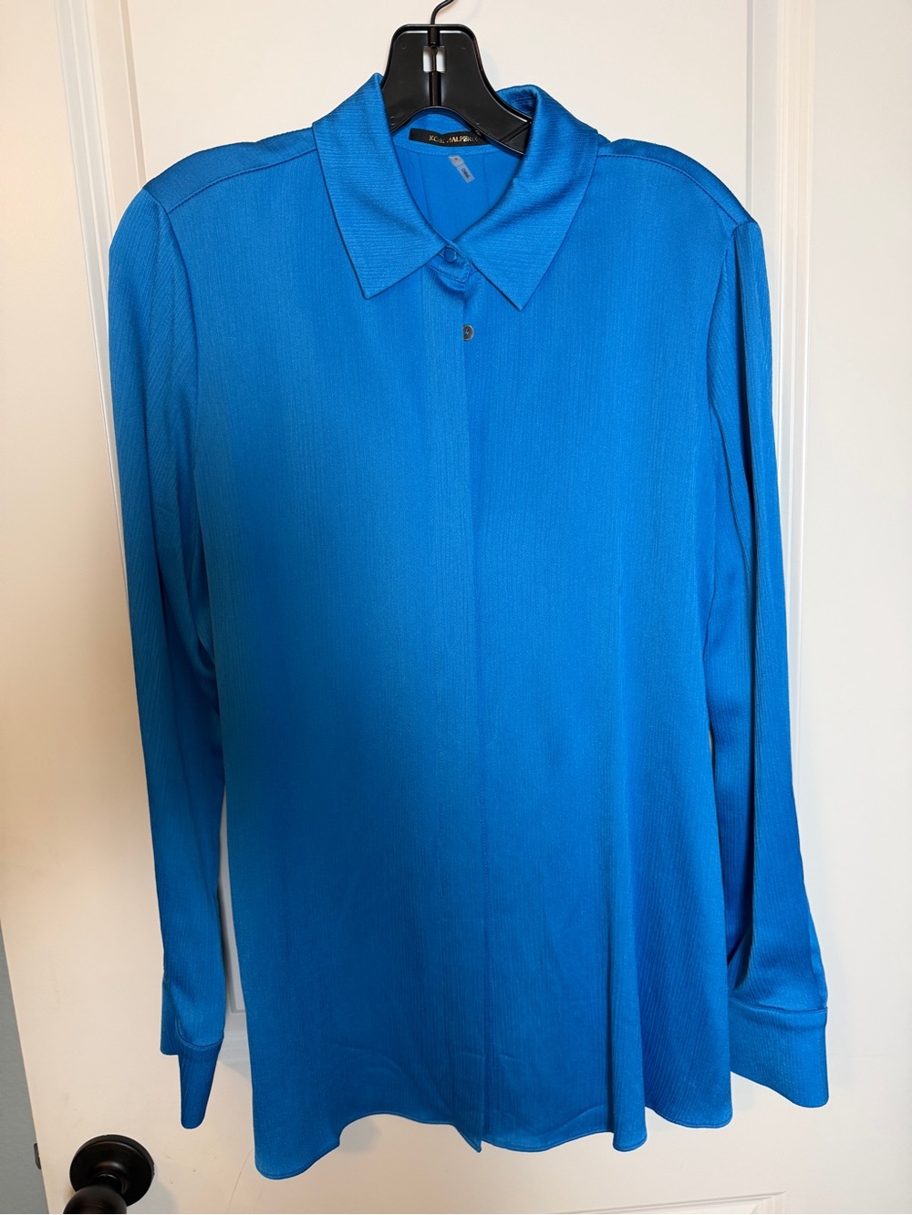 Kobi Halperin Crinkle Satin Blouse
